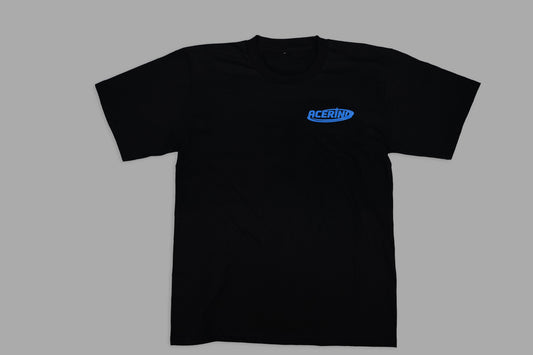 “TAKE OVER THE WORLD” Black/Blue T-Shirt