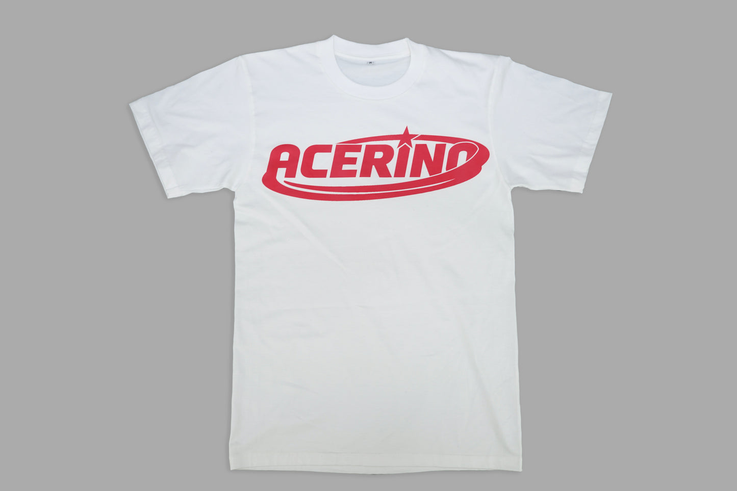 “ACERINO” White/Red Print T-Shirt