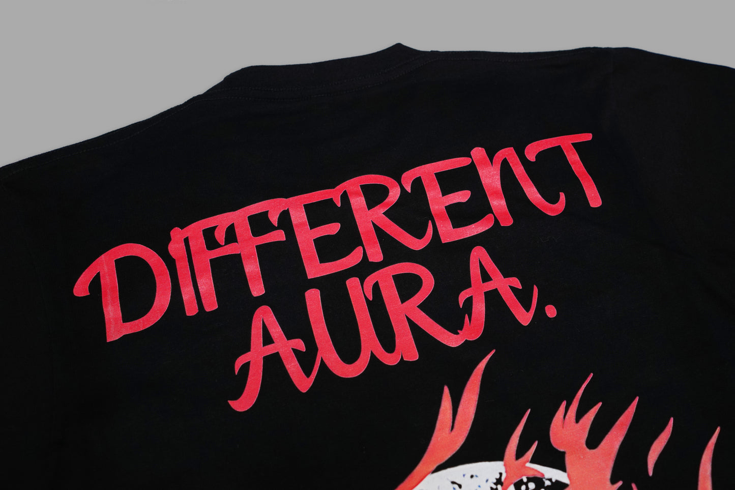 “DIFFERENT AURA” Black/Red T-Shirt