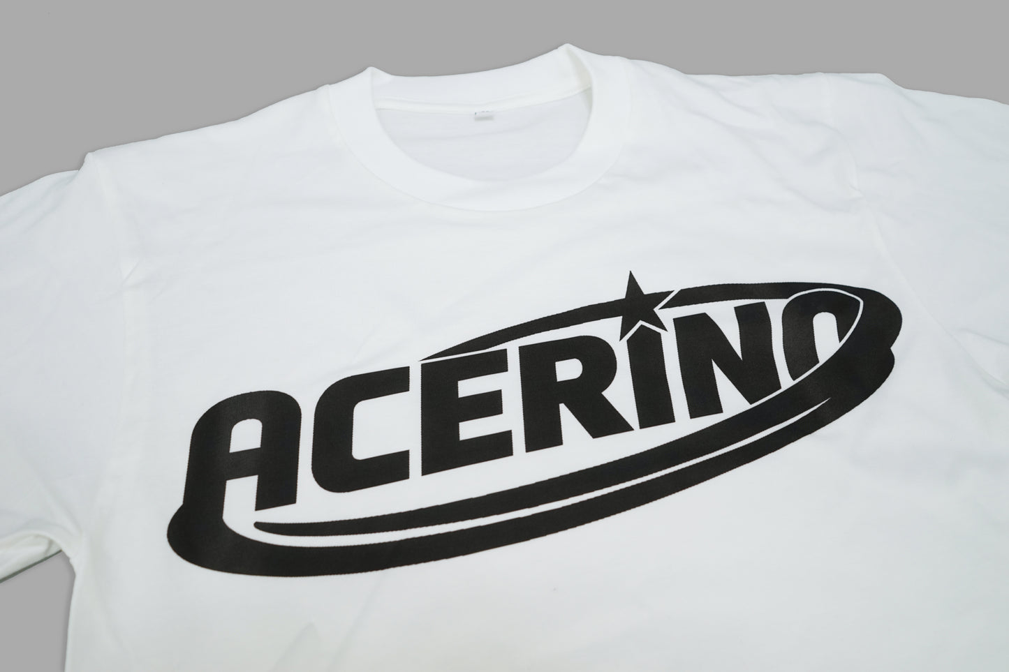 “ACERINO” White/Black print T-shirt